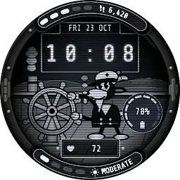 Willie-Boy Retro Watch Face — Android app icon