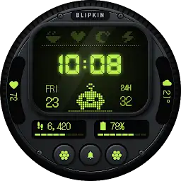 Blipkin Gamer Watch Face — Android app icon