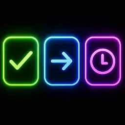 NowNextLater: ADHD Planner — Android app icon