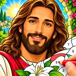 Relax Bible Color By Number — Android game icon