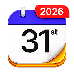Calendar 2026 — Android app icon