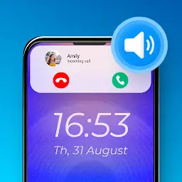 Caller Name Announcer App — Android app icon