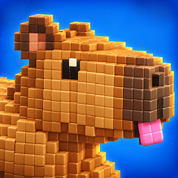 Capybara Cube Blast 3D Puzzle — Android game icon