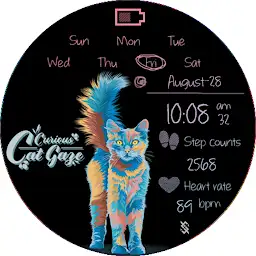 BFF70- Neon Art Cat Multicolor — Android app icon