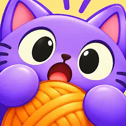 Purr Link: Draw & Connect — Android game icon