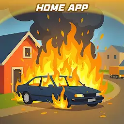 City On Fire Home App — Android app icon