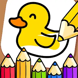 Little Picasso Kids Colouring — Android app icon