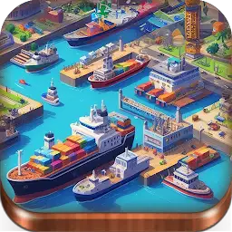 Magnat de Mega Harbor inactif — Android game icon
