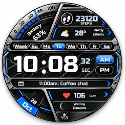 YSR2 Marble Watch Face — Android app icon