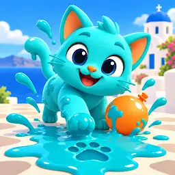 Paint Paws 3D — Android app icon