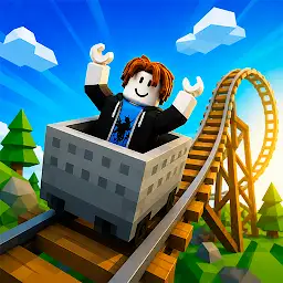 Blocky Cart Ride: Coaster Game — Android game icon
