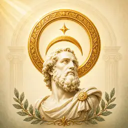 Socratica: Stoic AI Journal — Android app icon