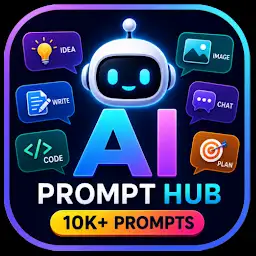 AI Prompt Hub - 10k+ Prompts — Android app icon