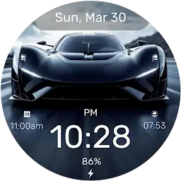Chronos Strip Watch Face — Android app icon