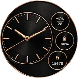 Copper Crescent Watch Face — Android app icon