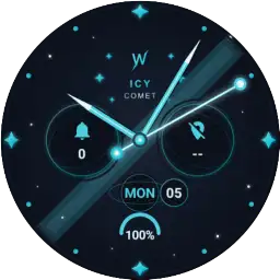 Icy Comet - watch face — Android app icon