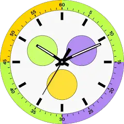 Sorbet Quadrant Watch Face — Android app icon