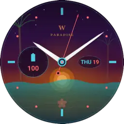 Tropical Paradise - watch face — Android app icon