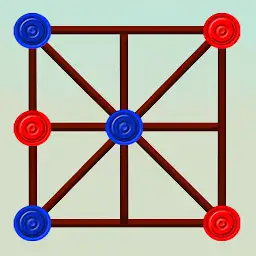 Three Men's Morris, Three Bead — Android game icon