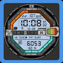 AN016-D Digital Watchface — Android app icon