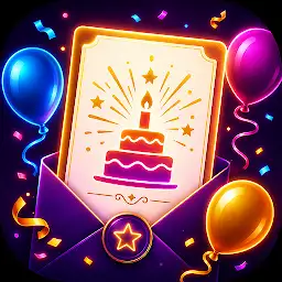 Birthday Invitation Card Maker — Android app icon