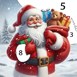 Santa Color By Number Games — Android game icon