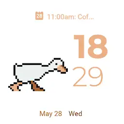 8bit Fitness Goose Watch Face — Android app icon