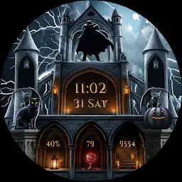 Gothic Halloween Watch Face — Android app icon