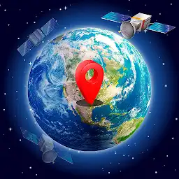 Live Satellite View, 3D Map — Android app icon