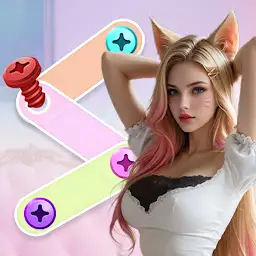 Beauty Screw Jam: Spin & Glam — Android game icon