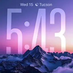 Big Clock Live Wallpaper — Android app icon