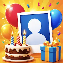Birthday Photo - Frame Maker — Android app icon