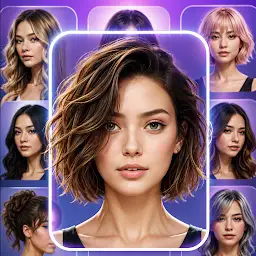 AI Hair Style Studio: Try On — Android app icon