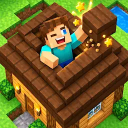Block Craft: Village Build 3D — Android app icon