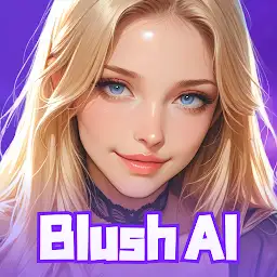 Blush AI: Your Sweetest Corner — Android app icon