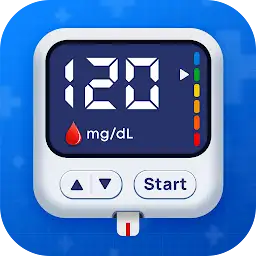 Blood Sugar & Pressure Tracker — Android app icon