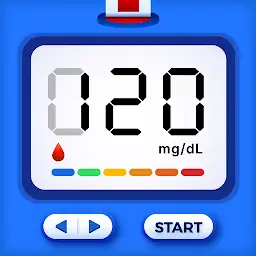 Blood Sugar & BP Monitor — Android app icon