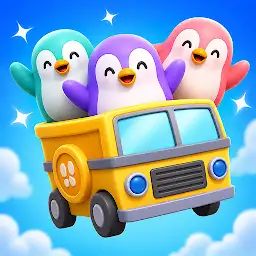 Penguin Color Ride — Android app icon