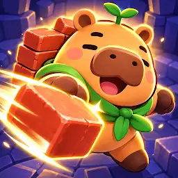 Brick Hero: Capybara Dungeon — Android game icon