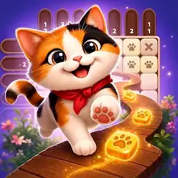 Cat Nonogram Crossing — Android app icon
