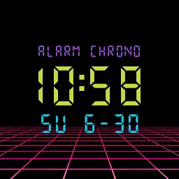 Retro Watch Complication — Android app icon