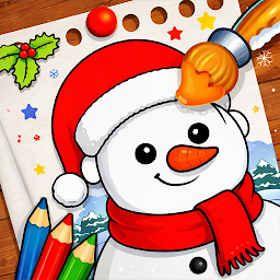 Christmas Coloring Book — Android game icon
