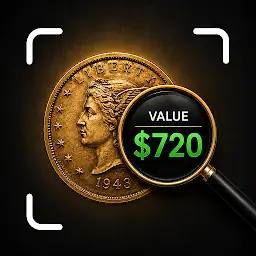 Rare Coin Scanner & Identifier — Android app icon
