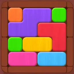 Wood Escape: Color Block — Android game icon
