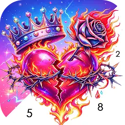 Color Vibes: Color by Number — Android game icon