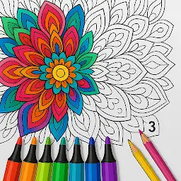 Mandala Coloring: Mandala Art — Android app icon