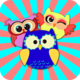 Crazy Owls Puzzle — Android game icon