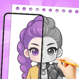 Draw Anime - AR Drawing Sketch — Android app icon