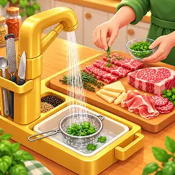 Kitchen Set Mini Cooking Time — Android game icon
