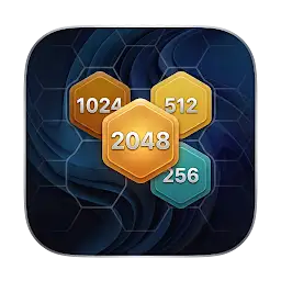 2048 Hex — Android game icon